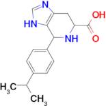 4-[4-(propan-2-yl)phenyl]-3H,4H,5H,6H,7H-imidazo[4,5-c]pyridine-6-carboxylic acid