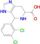 4-(2,3-dichlorophenyl)-3H,4H,5H,6H,7H-imidazo[4,5-c]pyridine-6-carboxylic acid