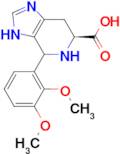 (6S)-4-(2,3-dimethoxyphenyl)-3H,4H,5H,6H,7H-imidazo[4,5-c]pyridine-6-carboxylic acid