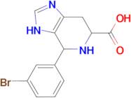 4-(3-bromophenyl)-3H,4H,5H,6H,7H-imidazo[4,5-c]pyridine-6-carboxylic acid