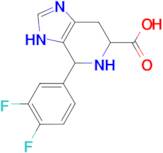 4-(3,4-difluorophenyl)-3H,4H,5H,6H,7H-imidazo[4,5-c]pyridine-6-carboxylic acid