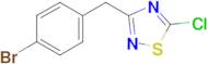 3-[(4-bromophenyl)methyl]-5-chloro-1,2,4-thiadiazole