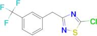 5-chloro-3-{[3-(trifluoromethyl)phenyl]methyl}-1,2,4-thiadiazole