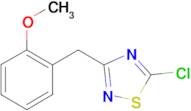 5-chloro-3-[(2-methoxyphenyl)methyl]-1,2,4-thiadiazole