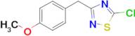 5-chloro-3-[(4-methoxyphenyl)methyl]-1,2,4-thiadiazole