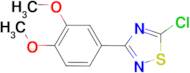 5-chloro-3-(3,4-dimethoxyphenyl)-1,2,4-thiadiazole