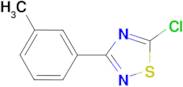 5-chloro-3-(3-methylphenyl)-1,2,4-thiadiazole