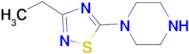 1-(3-ethyl-1,2,4-thiadiazol-5-yl)piperazine
