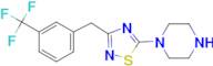 1-(3-{[3-(trifluoromethyl)phenyl]methyl}-1,2,4-thiadiazol-5-yl)piperazine