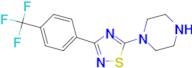 1-{3-[4-(trifluoromethyl)phenyl]-1,2,4-thiadiazol-5-yl}piperazine