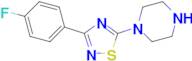 1-[3-(4-fluorophenyl)-1,2,4-thiadiazol-5-yl]piperazine