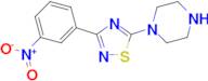 1-[3-(3-nitrophenyl)-1,2,4-thiadiazol-5-yl]piperazine