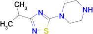 1-[3-(propan-2-yl)-1,2,4-thiadiazol-5-yl]piperazine
