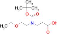 3-{[(tert-butoxy)carbonyl](2-ethoxyethyl)amino}propanoic acid