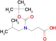 3-{[(tert-butoxy)carbonyl](2-methylpropyl)amino}propanoic acid