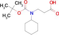 3-{[(tert-butoxy)carbonyl](cyclohexyl)amino}propanoic acid