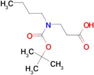 3-{[(tert-butoxy)carbonyl](butyl)amino}propanoic acid