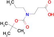 3-{[(tert-butoxy)carbonyl](propyl)amino}propanoic acid