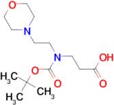 3-{[(tert-butoxy)carbonyl][2-(morpholin-4-yl)ethyl]amino}propanoic acid