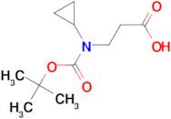 3-{[(tert-butoxy)carbonyl](cyclopropyl)amino}propanoic acid