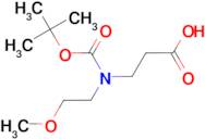 3-{[(tert-butoxy)carbonyl](2-methoxyethyl)amino}propanoic acid