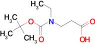 3-{[(tert-butoxy)carbonyl](ethyl)amino}propanoic acid