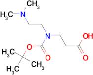 3-{[(tert-butoxy)carbonyl][2-(dimethylamino)ethyl]amino}propanoic acid