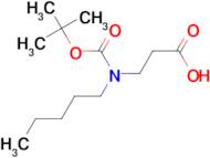 3-{[(tert-butoxy)carbonyl](pentyl)amino}propanoic acid