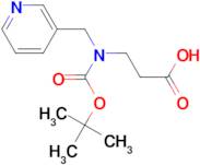 3-{[(tert-butoxy)carbonyl][(pyridin-3-yl)methyl]amino}propanoic acid