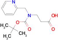 3-{[(tert-butoxy)carbonyl][(pyridin-2-yl)methyl]amino}propanoic acid