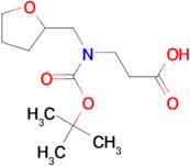 3-{[(tert-butoxy)carbonyl][(oxolan-2-yl)methyl]amino}propanoic acid