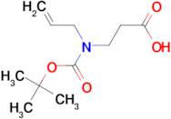 3-{[(tert-butoxy)carbonyl](prop-2-en-1-yl)amino}propanoic acid