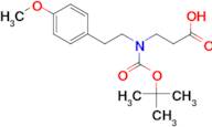 3-{[(tert-butoxy)carbonyl][2-(4-methoxyphenyl)ethyl]amino}propanoic acid