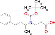 3-((tert-butoxycarbonyl)(4-phenylbutan-2-yl)amino)propanoic acid