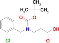 3-{[(tert-butoxy)carbonyl][(2-chlorophenyl)methyl]amino}propanoic acid