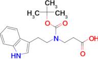3-{[(tert-butoxy)carbonyl][2-(1H-indol-3-yl)ethyl]amino}propanoic acid