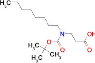 3-{[(tert-butoxy)carbonyl](octyl)amino}propanoic acid