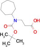 3-{[(tert-butoxy)carbonyl](cycloheptyl)amino}propanoic acid