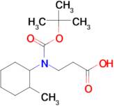 3-{[(tert-butoxy)carbonyl](2-methylcyclohexyl)amino}propanoic acid