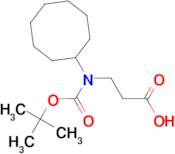 3-{[(tert-butoxy)carbonyl](cyclooctyl)amino}propanoic acid