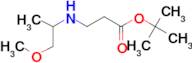 tert-butyl 3-[(1-methoxypropan-2-yl)amino]propanoate