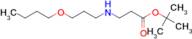 tert-butyl 3-[(3-butoxypropyl)amino]propanoate