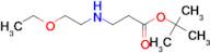 tert-butyl 3-[(2-ethoxyethyl)amino]propanoate