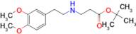 tert-butyl 3-{[2-(3,4-dimethoxyphenyl)ethyl]amino}propanoate