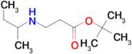 tert-butyl 3-[(butan-2-yl)amino]propanoate