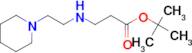 tert-butyl 3-{[2-(piperidin-1-yl)ethyl]amino}propanoate