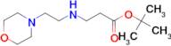tert-butyl 3-{[2-(morpholin-4-yl)ethyl]amino}propanoate