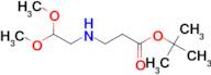 tert-butyl 3-[(2,2-dimethoxyethyl)amino]propanoate