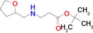 tert-butyl 3-{[(oxolan-2-yl)methyl]amino}propanoate