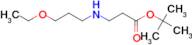 tert-butyl 3-[(3-ethoxypropyl)amino]propanoate